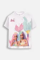 Dětské tričko Coccodrillo bílá barva, LICENCE GIRL