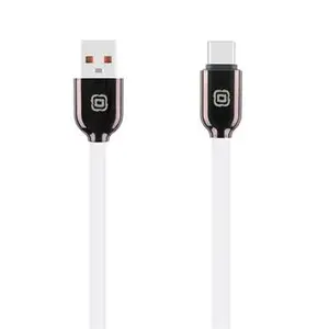 Kabel OBAL:ME Sleek USB-A/USB-C, bílá