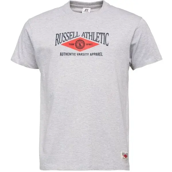 Russell Athletic T-SHIRT Pánské tričko, šedá, velikost