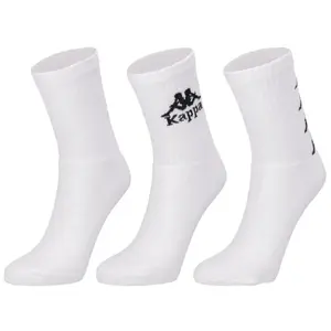 Kappa AUTHENTIC ORNEL KIDS 3P Dětské ponožky, bílá, velikost