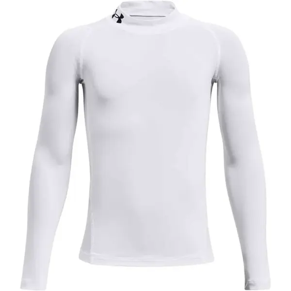 Under Armour HG ARMOUR MOCK Chlapecké kompresní tričko, bílá, velikost M