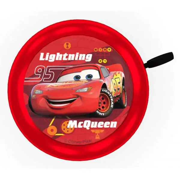 Disney CARS Zvonek na kolo, červená, velikost