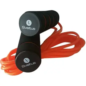 SVELTUS WEIGHTED SKIPPING ROPE Švihadlo se zátěží, oranžová, velikost 300