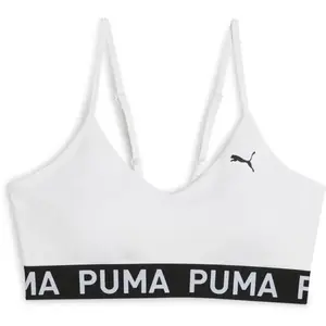 Puma MOVE STRONG BRA Dámská sportovní podprsenka, bílá, velikost