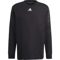 adidas BRAND LOVE LONG SLEEVE TEE Pánské tričko, černá, velikost XXL