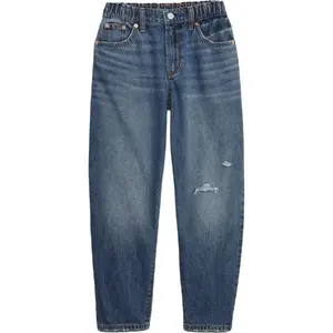 GAP BARREL Dívčí džíny, modrá, velikost 7Y
