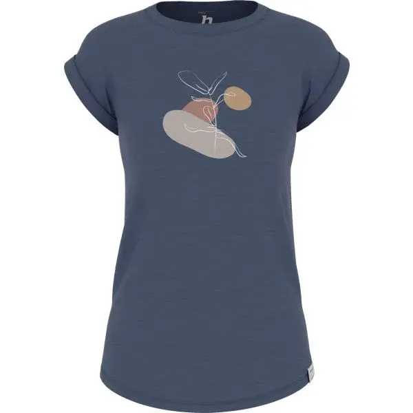 Hannah ARISSA II Dámské tričko, tmavě modrá, velikost