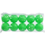 FREEZ PRIME II 10 PCS Florbalový míček, zelená, velikost