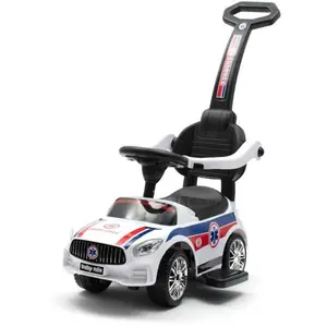 BABY MIX AMBULANCE Dětské odrážedlo s vodící tyčí, bílá, velikost