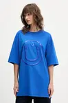 Bavlněné tričko Hugo Blue Oversized_tee_B_6