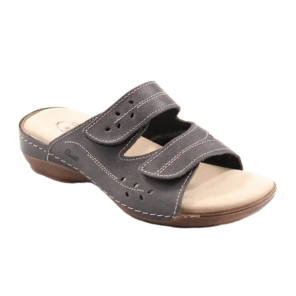 SANTÉ Dámské pantofle N/124/5H/69 ČERNÁ v.39