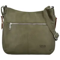 Dámská crossbody kabelka tmavě zelená - Coveri Kara