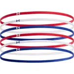 Under Armour MINI ELASTIC 6PK Dámské čelenky, červená, velikost