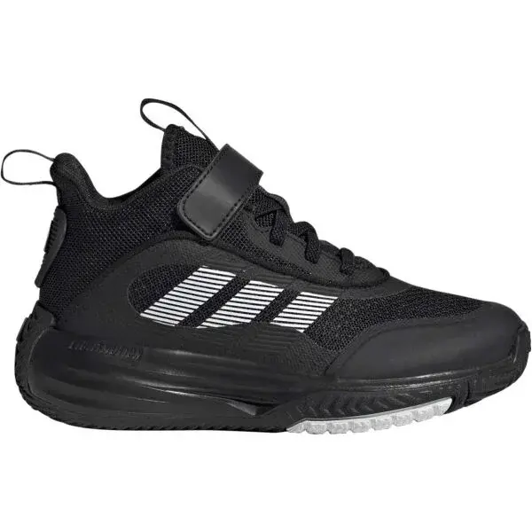 adidas OWNTHEGAME 3.0 K Dětská basketbalová obuv, černá, velikost 36 2/3