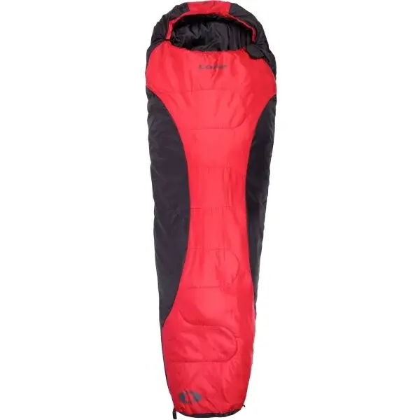 LOAP SOLLE Spací pytel, červená, velikost 220 cm - pravý zip