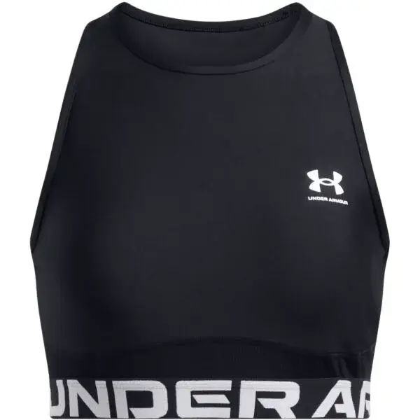 Under Armour HEATGEAR RIB Dámské tílko, černá, velikost M