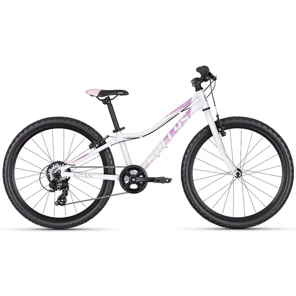 Juniorské dívčí kolo KELLYS KITER 30 24" - model 2025 11" (125-145 cm) White