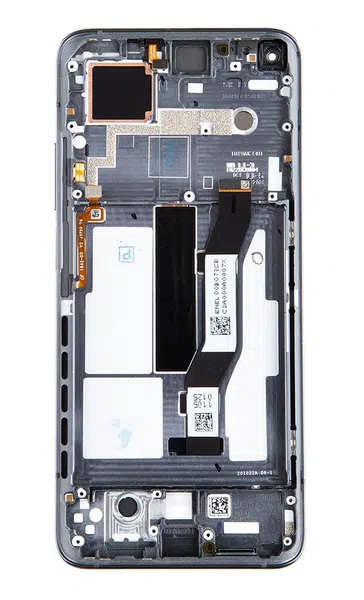 LCD + dotyk + přední kryt pro Xiaomi Mi 10T/Mi 10T Pro, black (Service Pack)