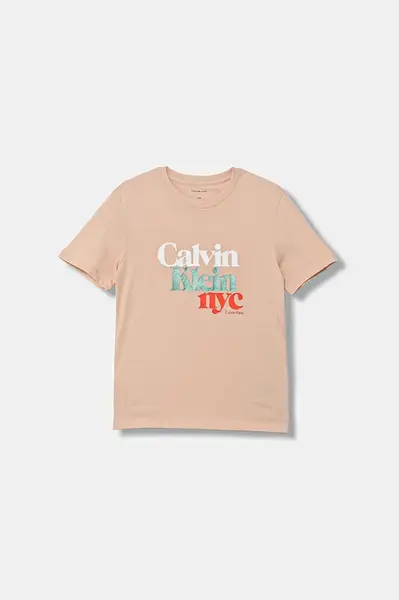 Calvin Klein Jeans Dětské bavlněné tričko Calvin Klein Jeans