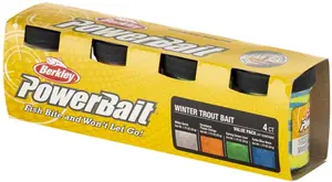 Berkley sezónní sada pstruhového těsta troutbait seasons 4 ks - zima