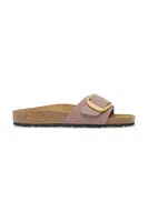 Pantofle Birkenstock Madrid Big Buckle LENB Faded Purple dámské, fialová barva, 1030517