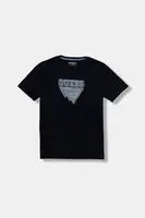 Dětské bavlněné tričko Guess tmavomodrá barva, s potiskem, L5YI29 K8HM4