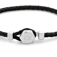 Calvin Klein Elegantní kožený náramek Latch 35000260