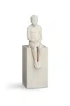 Dekorativní figurka Kähler The Dreamer 21,5 cm bílá barva