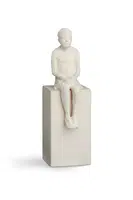 Dekorativní figurka Kähler The Dreamer 21,5 cm bílá barva