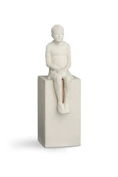 Dekorativní figurka Kähler The Dreamer 21,5 cm bílá barva