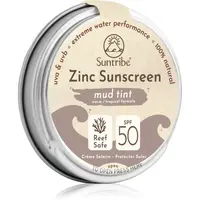 Suntribe Zinc Sunscreen minerální ochranný krém na obličej a tělo SPF 50 Mud Tint 45 g