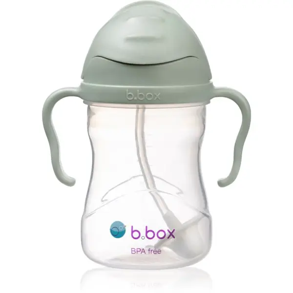 B.Box Gelato Cup hrnek s brčkem Sage 240 ml
