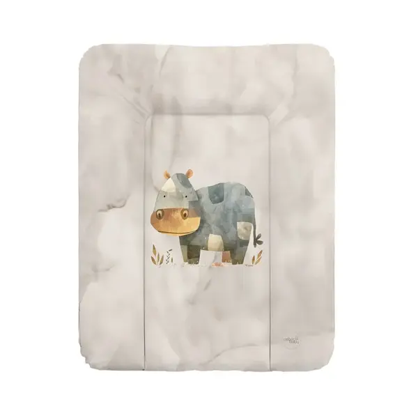 CEBA BABY Podložka přebalovací měkká (50x70) Basic Cosy Hippo