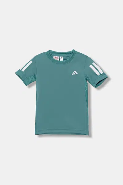 Dětské tričko adidas Performance tyrkysová barva, JX8206