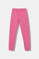 Dětské bavlněné tepláky Guess růžová barva, J5YQ18 KAV34