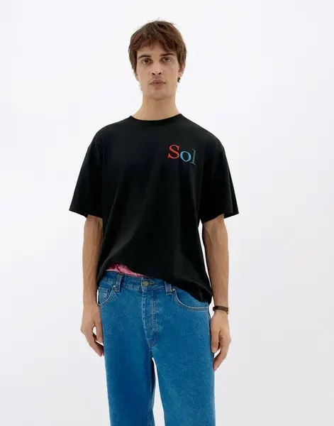 Thinking MU Black T-Shirt Sun Type Aaron BLACK M