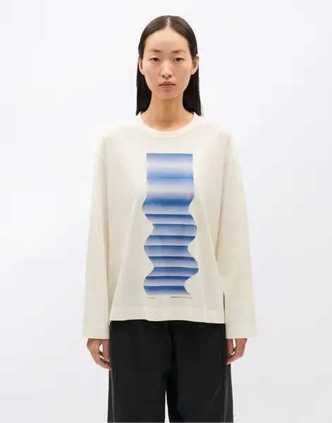 Thinking MU 3D Emily T-Shirt WHITE L