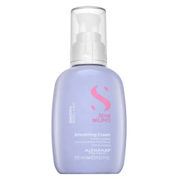 Alfaparf Milano Semi Di Lino Smooth Smoothing Cream uhladzujúci krém pre hrubé a nepoddajné vlasy 125 ml