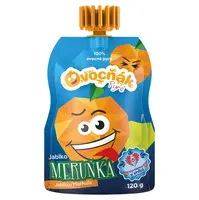OVOCŇÁK Pyré jablko a marhuľa 120 g