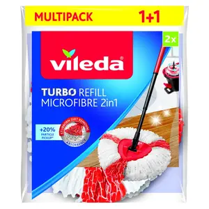 VILEDA Náhrada k mopu TURBO 2 v 1 2 kusy