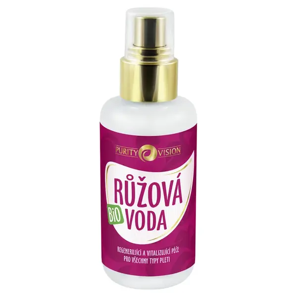 PURITY VISION Ružová voda 100 ml BIO