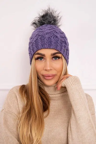 marka niezdefiniowana Čapica s fleece Daria K217 fialový
