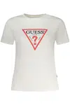 GUESS JEANS SHORT SLEEVE T-SHIRT WOMEN WHITE
