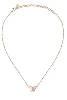 Morellato Bronzový motýlikový náhrdelník s kryštálmi Passioni SAUN03