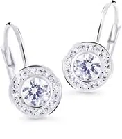 Cutie Jewellery Nežné náušnice s trblietavými zirkónmi Z8028-50-10-X-2