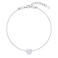 Evolution Group Nežný náramok so syntetickým opálom 13018.1