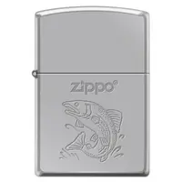 Zippo benzínový zapaľovač fish 22102