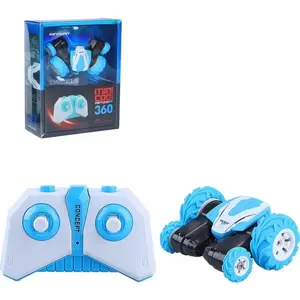 Alltoys Kaskadérske RC auto mini modré 2 druhy kolies