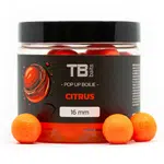 Tb baits plávajúce boilie pop-up orange citrus + nhdc 65 g-16 mm