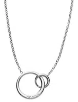 Skagen Oceľový náhrdelník so zirkónmi SKJ1053040